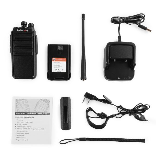 Radioddity GA-2S 400-470MHz VOX Long Range UHF Walkie Talkie - Image 6