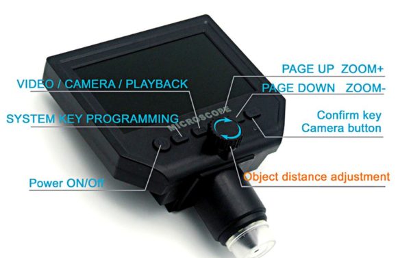 New Portable LCD Digital USB Microscope HD LED Display for Repair Phone Walkie Talkie - Image 6