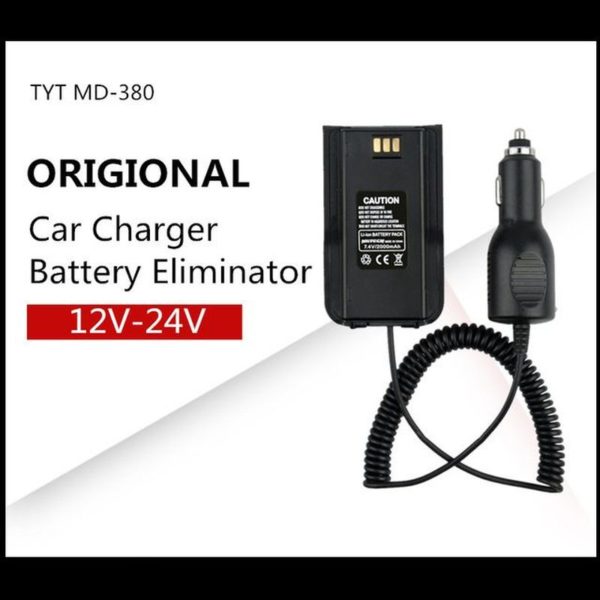 TYT MD-380 MD-UV380 Car Charger Battery Eliminator for Retevis RT3 TYT MD 380 Walkie Talkie