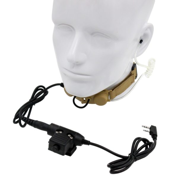 Z003 Z Tactical Throat Mic Earphone Air Tube Headset Match U94 PTT