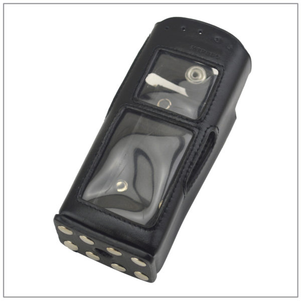 Radio Case Leather Carry Bag for Motorola Tetra MTH600 MTH650 MTH800 MTH850 MTP850 2-way Radio