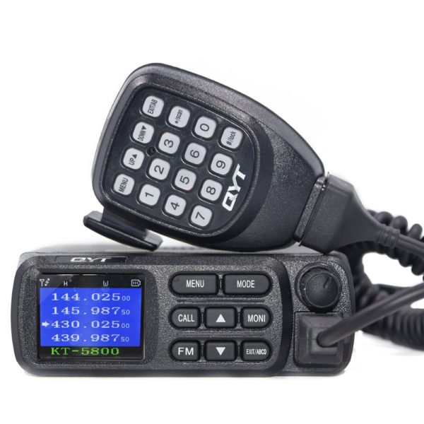 QYT KT5800 Mobile Radio Mini 25W 12/24V Dual Band Quad-Standby Color Screen - Image 4