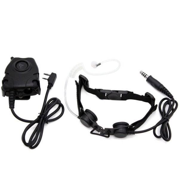 Z Tactical Throat Microphone Z003 Headset with Peltor PTT for Most Radios - Image 5