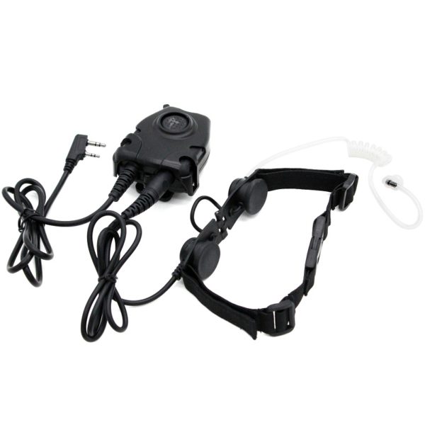 Z Tactical Throat Microphone Z003 Headset with Peltor PTT for Most Radios - Image 6