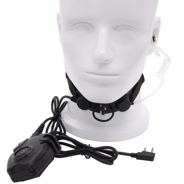 Z Tactical Throat Microphone Z003 Headset with Peltor PTT for Most Radios
