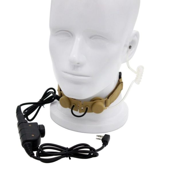 Z003 Air Tube Z Tactical Throat Mic Earpiece Silynx PTT PX-777/Plus Wouxun TYT Baofeng 5R 5RA/5RE 888S Radios - Image 2