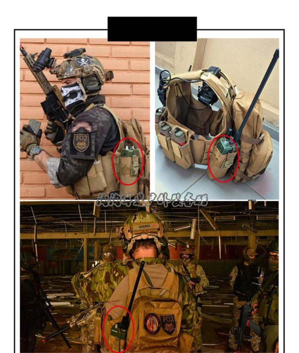 Multi-function Protect Waist Pocket PRC-148 PRC-152 Army Radio Bags