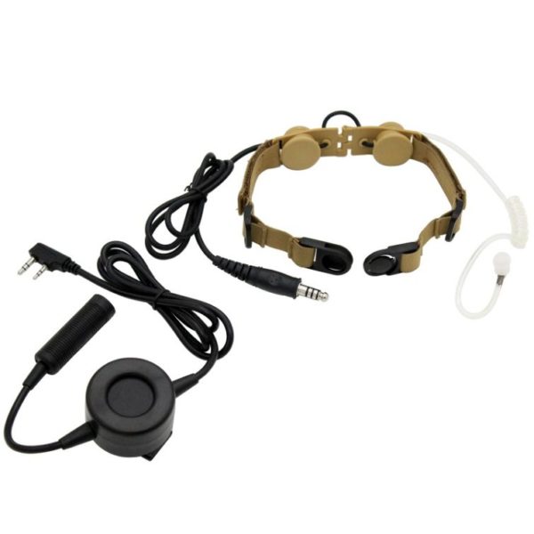 Z Tactical Throat Mic Z003 Headset Waterproof PTT for BaoFeng UV-5R UV-B5 B6 DM-5R TYT TH-UV8000D Retevis H777 RT22 Radio - Image 5