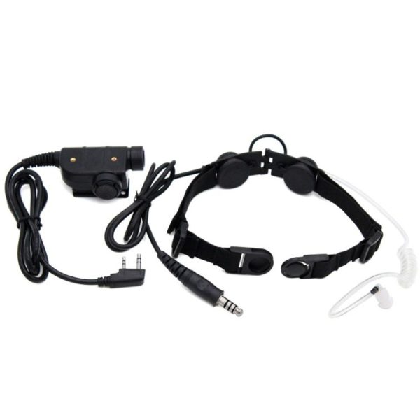Z003 Air Tube Z Tactical Throat Mic Earpiece Silynx PTT PX-777/Plus Wouxun TYT Baofeng 5R 5RA/5RE 888S Radios - Image 6
