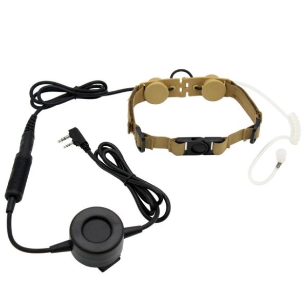Z Tactical Throat Mic Z003 Headset Waterproof PTT for BaoFeng UV-5R UV-B5 B6 DM-5R TYT TH-UV8000D Retevis H777 RT22 Radio - Image 4