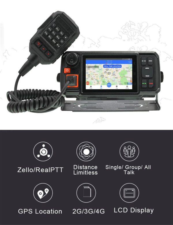 Updated SenHaiX N60 4G LTE Network Phone Android POC Truck Radio - Image 2