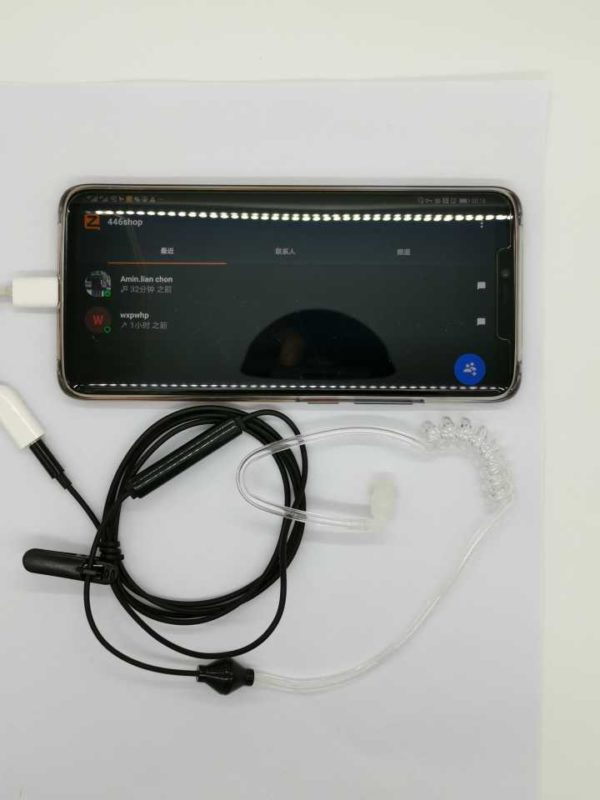 Customized Earpiece for Zello APP on Android IOS Smartphone anti radiation Headset 3.5mm plug