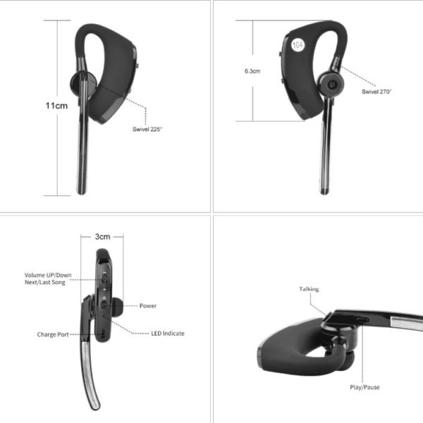 Motorola Walkie Talkie M-head Wireless Bluetooth Headset two way radio M-interface headphone earpiece radio transceiver - Image 5