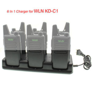 WLN Walkie Talkie 6 In 1 Charger Two Way Radio Kd-C1 Unit Charging For Kd C1 2 Way Radio Charger