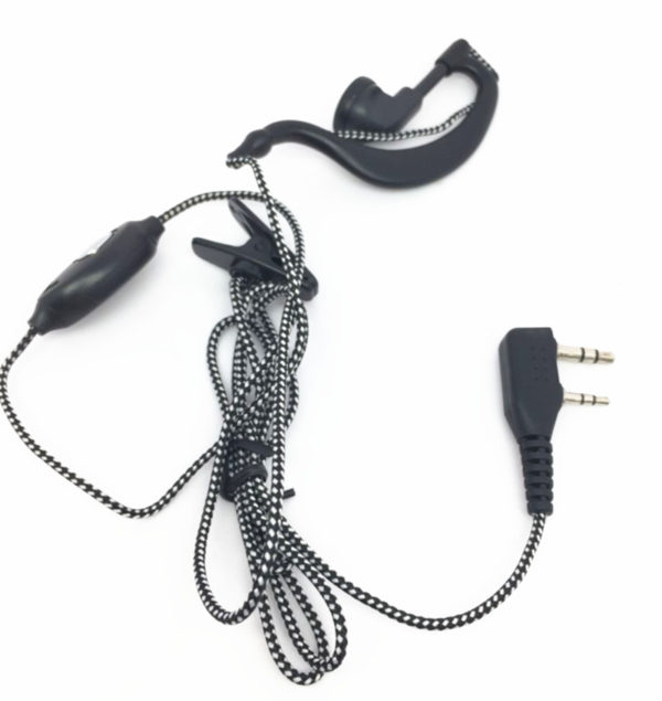 10pcs Walkie Talkie Earpieces Woven Wire for Baofeng 5R Wouxun KG-UVD1P TYT Kenwood Radios - Image 2