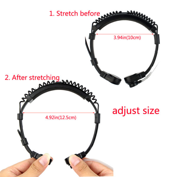 Flexible Throat Microphone Headset Walkie Talkie Headphone For Kenwood TYT Baofeng UV-5R UV5R Bf-888S RT5R H777 RT22 - Image 2