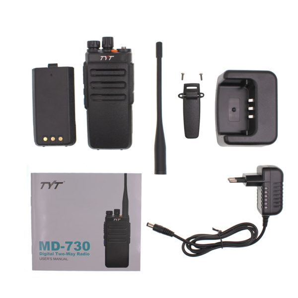 TYT MD-730 DMR Walkie Talkie Dual Band Digital Intercom Tier 1&2 Two Way Radio MD730 Dual Time Slot DMR Transceiver - Image 4