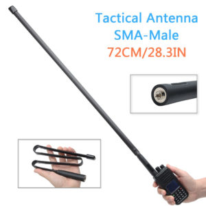 Yaesu TYT MD-380 MD-390 MD2017 Wouxun KG-UV8D KG-UV9D Plus Kenwood Military CS Tactical Antenna