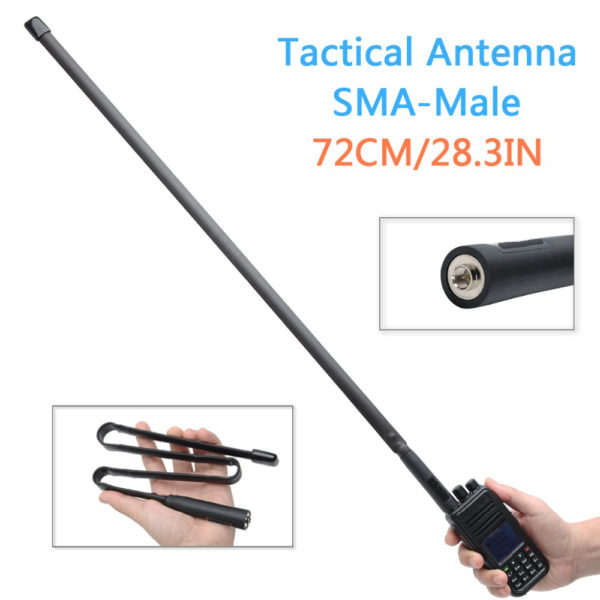 Yaesu TYT MD-380 MD-390 MD2017 Wouxun KG-UV8D KG-UV9D Plus Kenwood Military CS Tactical Antenna