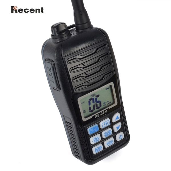 Recent RS-36M IPX7 VHF Handheld Marine Radio LCD Display Float Dual/Tri-watch Auto Scan Ham Interphone 156~161.45Mhz Transceiver