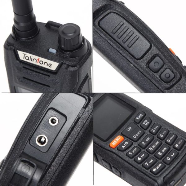 Talinfone T-B6 Six-Bands Dual Display Dual Standby 999CH Multi-Band Multi-functional DTMF VOX SOS Walkie Talkie - Image 3
