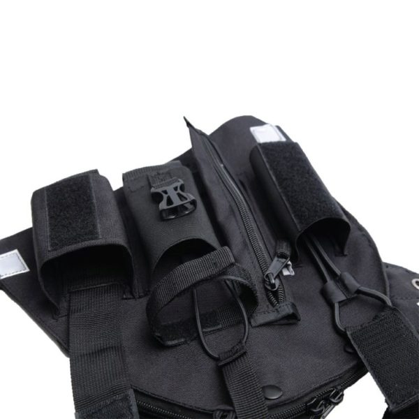 Outdoor Rescue Radio Bags Harness Chest Front Pack Pouch Holster Vest bag for Search And Rescue Station Walkie Talkie - Image 3
