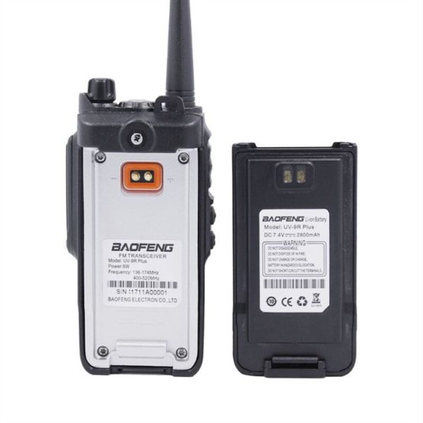 Baofeng UV-9R Plus DC 7.4V 2800mAh Battery for Waterproof Walkie Talkie UV 9R Plus Portable Ham Two Way CB Radio Transceiver