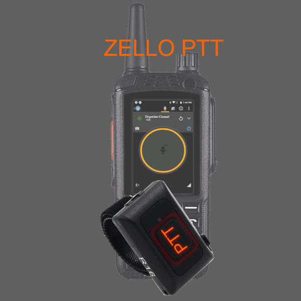 2019 Wireless Bluetooth Hands-free PTT Walkie Talkie Button for Android Low Energy for Zello Work