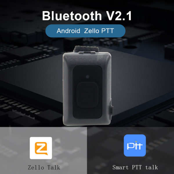 2019 Wireless Bluetooth Hands-free PTT Walkie Talkie Button for Android Low Energy for Zello Work - Image 2