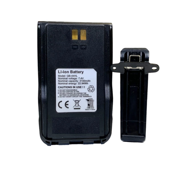 Replacement AnyTone AT-D868UV / AT-D878UV Battery + Belt Clip