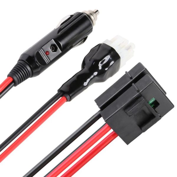 1.5m 30A 4Pin 6Pin Short Wave Power Cable Walkie TaIkie Car Supply Cord For Yaesu FT-857D FT-897D For ICOM IC-725A 706 7400 1015-12AWG National Standard Line - Image 2