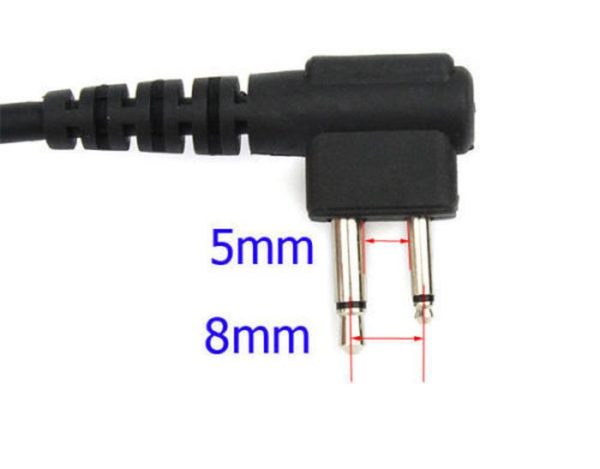 2 Pin Remote Speaker Microphone For Motorola Walkie Talkie Radios GP68 GP88 GP88S GP300 CP150 Radio PMMN4013 - Image 2