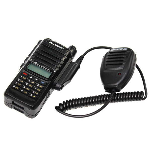 PTT Shoulder Microphone Speaker Mic for BAOFENG A58 BF-9700 UV-9R Plus GT-3WP R760 82WP Waterproof Walkie Talkie Two Way Radio