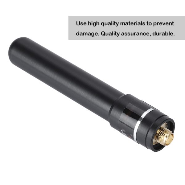 High Gain SMA-F U/V Dual Band 145/435MHz HH-S518+ Short Antenna For Baofeng UV-5R Ham Radio - Image 2