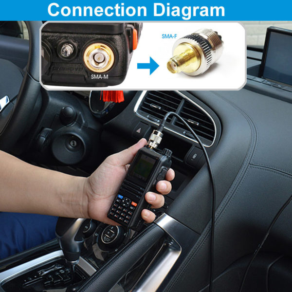 Nagoya NL-770S Dual Band Antenna B-400 Antenna Mount Bracket Clip 5M Coaxial Cable Kit For Car Radio KT8900 KT-8900R BJ-218 UV-25HX - Image 4