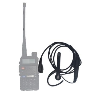 New Ear Rod headphones 2 Pin Ear Bar Earpiece Mic PTT Mic Tactical Headset for Walkie Talkie Baofeng Quansheng TYT KSUN Retevis