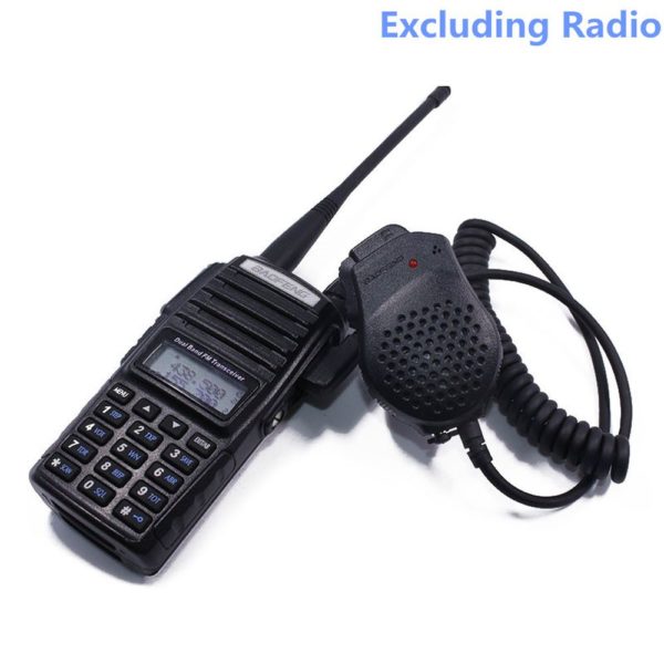 Baofeng Dual PTT Speaker Mic Microphone For Baofeng UV-82 Two Way Radio UV-82L UV-8D UV-89 UV-82HP Walkie Talkie Accessories - Image 2