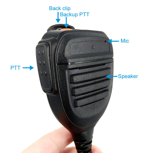 PTT Speaker Mic Microphone For YAESU VERTEX VX-3R VX-10 VX-17 VX-110 VX-150 VX-130 FT1D FT1XDR FT2DR FT2XDR Walkie Talkie Radio - Image 2
