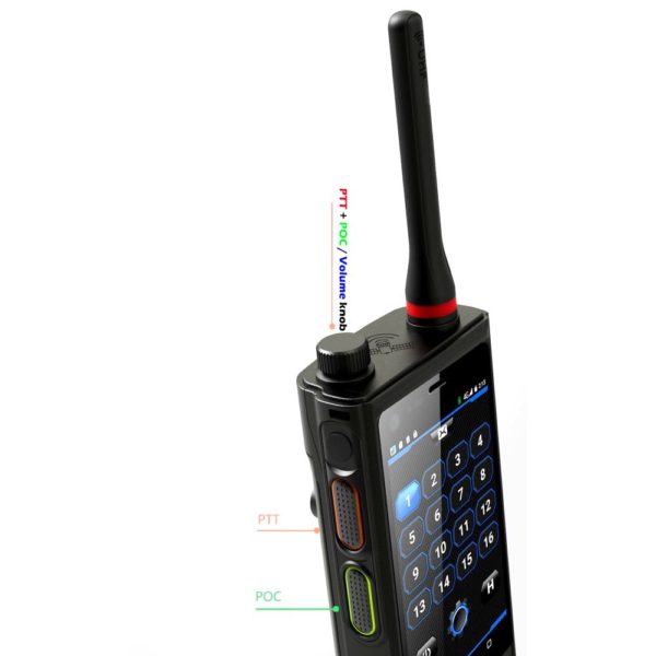 Runbo E72 4G LTE PDT Police UHF/VHF DMR Walkie Talkie IP67 Waterproof Rugged Smartphone Android 8.1 4 inch LCD Glove Wearing Touch - Image 5