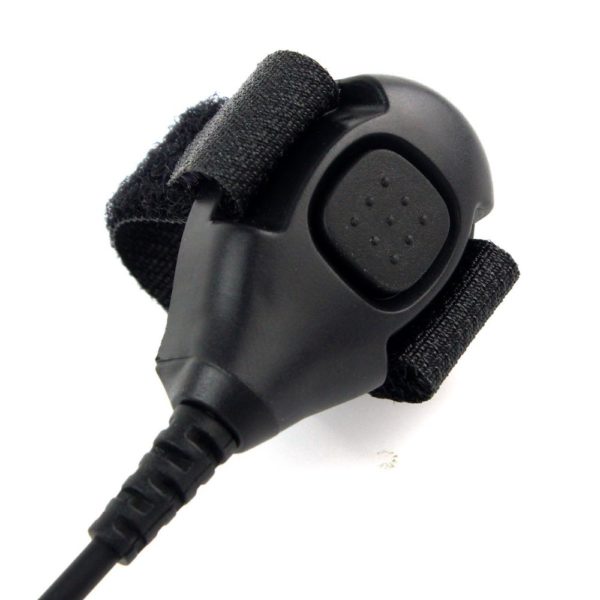 Advanced Unilateral Headphone Mic Finger PTT Neckband Earpiece Cycling Field Tactical Headset For Kenwood BAOFENG Radio - Image 3