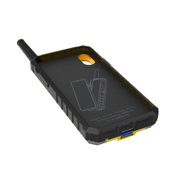 iRaddy GM-series 3-in-1 UHF Phone Case Two-way Radio Rechargeable Extended Battery Anti-drop Cell for iPhone 6/6S/7/8/6P/6SP/7P/8P/X/XS - Image 3