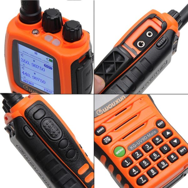 OrangeOrange Wouxun KG-UV9D Mate Upgrade version KG-UV9D Plus High Power 10Watt 3200mAh Battery 7 band Air Band Cross band Repeater - Image 2