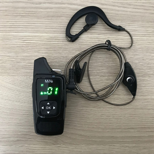 HF 3A MINI Walkie talkie VOX UHF 400-480MHz 99CH Ultra-Small FM Transceiver Free Earpiece - Image 3