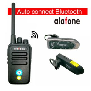 Alafone BT-5R Bluetooth Walkie Talkie VOX  UHF 400-470MHz Wireless Bluetooth Headset Radio