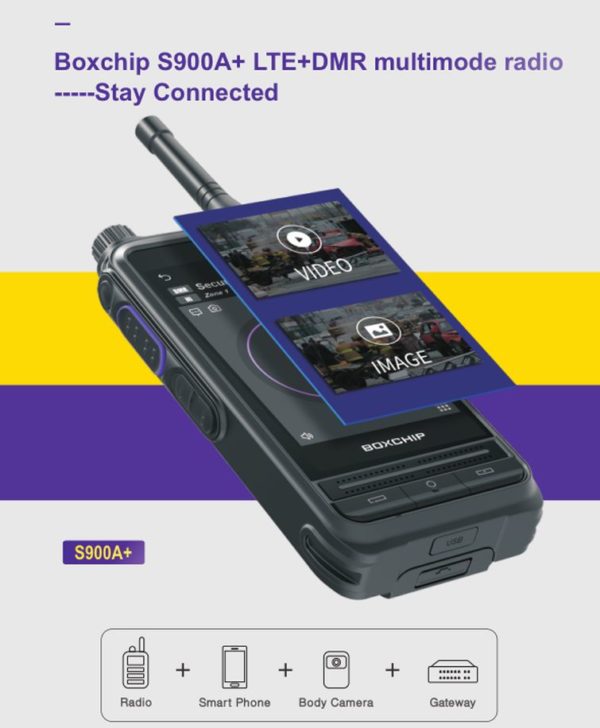 Boxchip S900A+ Android 9.0 4G LTE DMR All In One Radio Boxchip S900A Plus Phone More Intelligent than two-way radio More reliable than POC