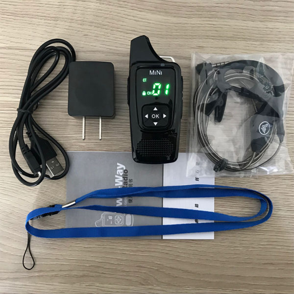 HF 3A MINI Walkie talkie VOX UHF 400-480MHz 99CH Ultra-Small FM Transceiver Free Earpiece - Image 2