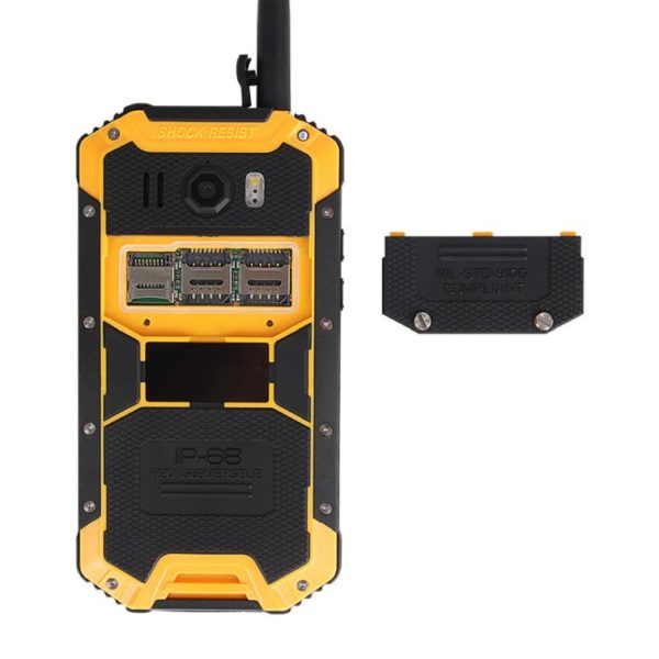 Talinfone W3 Android 4G Smart Phone IP68 Waterproof UHF Walkie Talkie Built-in NFC 4.7 Inch Screen - Image 3