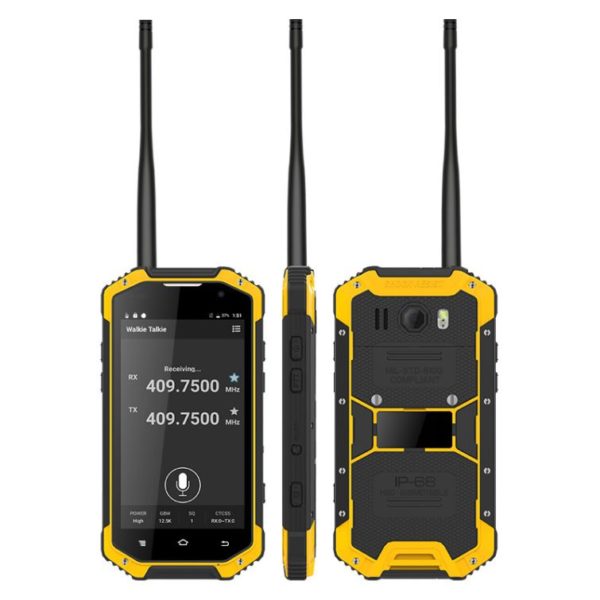 Talinfone W3 Android 4G Smart Phone IP68 Waterproof UHF Walkie Talkie Built-in NFC 4.7 Inch Screen - Image 2
