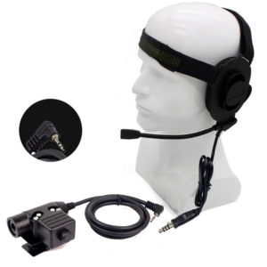 HD01 Z Tactical Bowman Elite II Earphone U94 PTT Z113 Standard for Motorola T5428 T6200 T6210 TKLR T3 etc