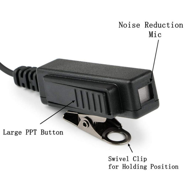Motorola Radio FBI Surveillance Acoustic Air Tube Headset for Motorola HT1000 XTS1500 XTS2500 XTS3000 XTS3500 - Image 2
